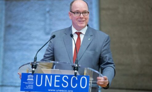 Prince Albert at the centenary of the International Union of Geodesy and Geophysics