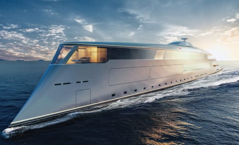 Sinot Yacht Architecture presents their hydrogen powered superyacht