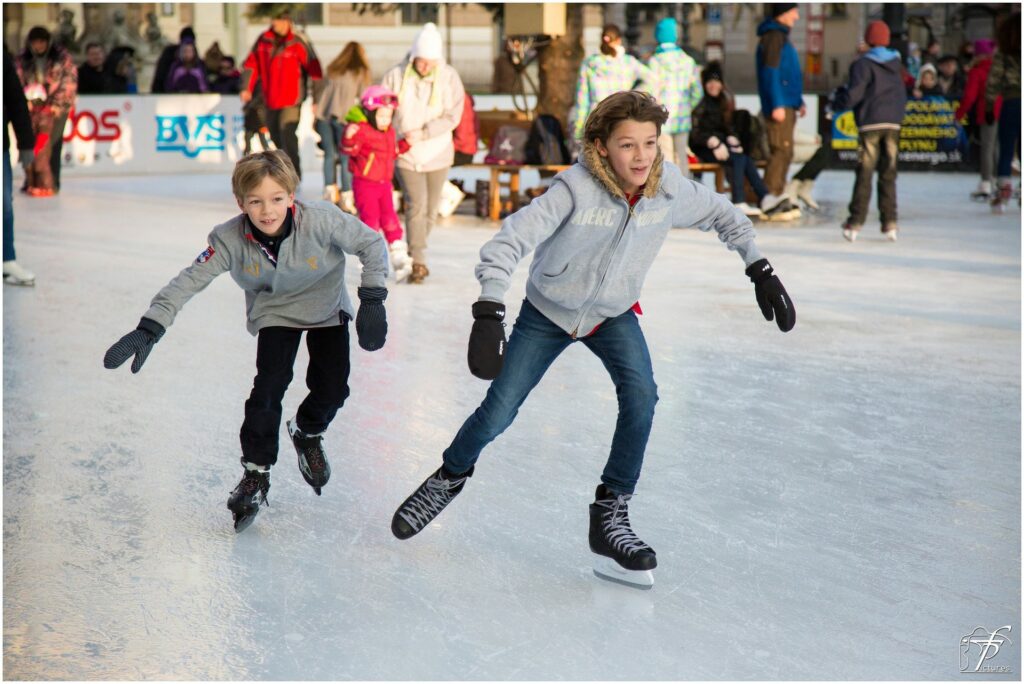 patinoire à ciel ouvert