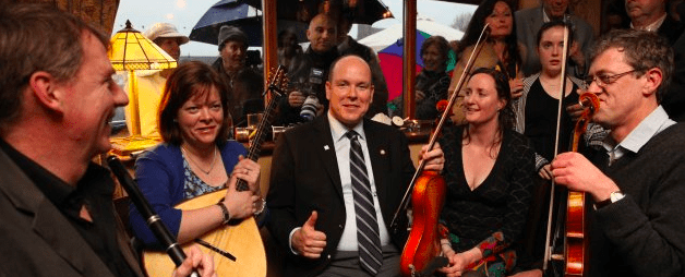 prince albert ii monaco ireland st patricks day