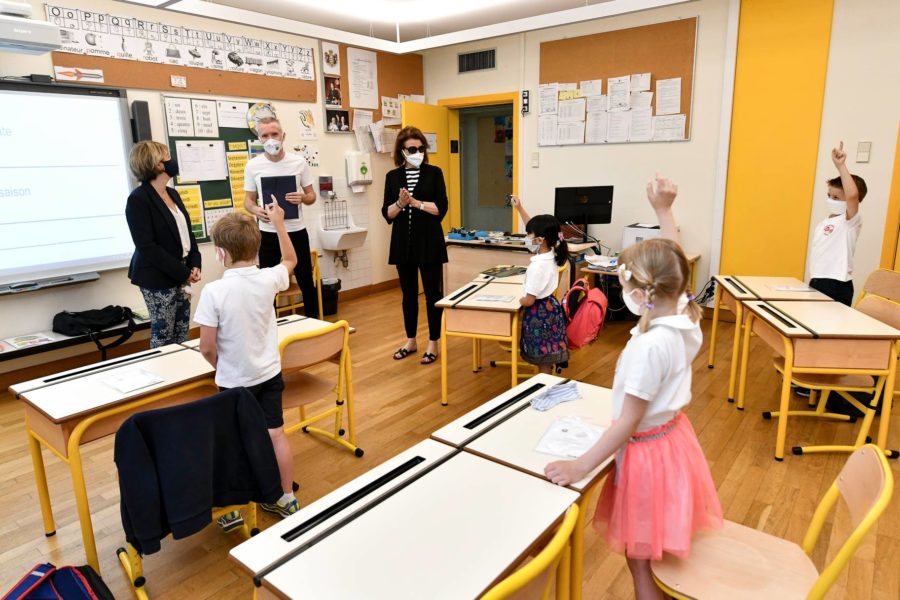 monaco primary school reopen