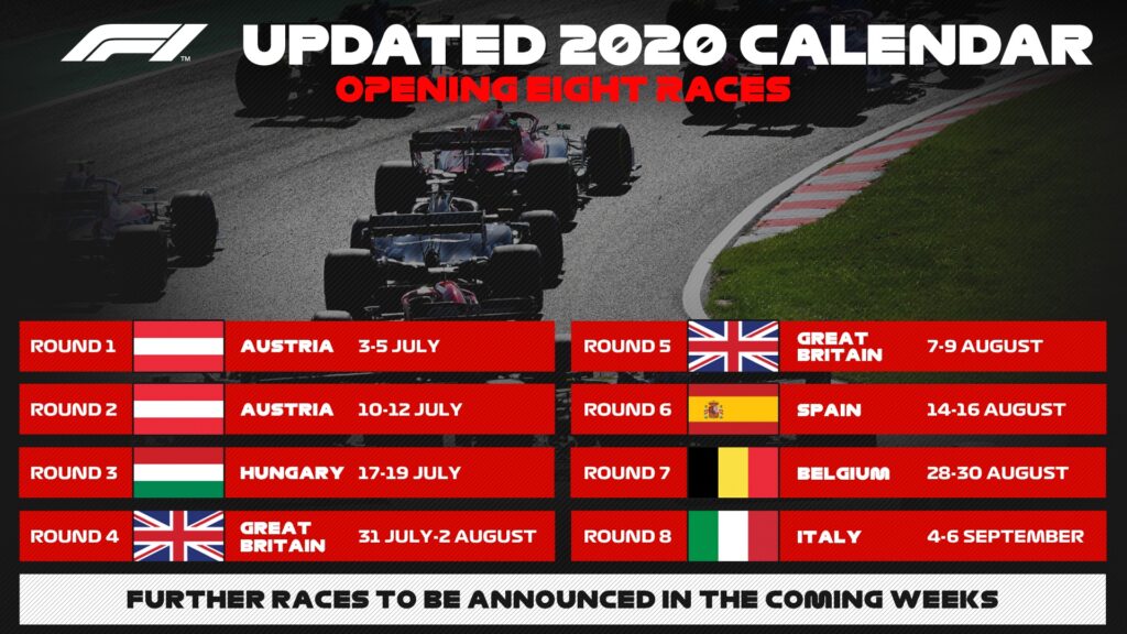 Formula 1 calendar