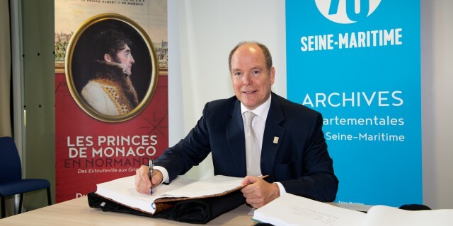 Prince Albert de Monaco en Normandie