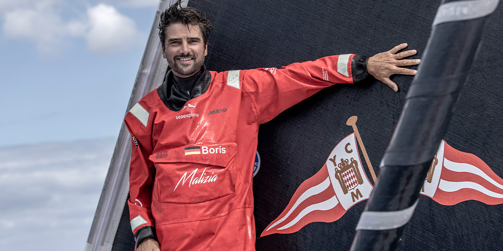 Boris Herrmann à bord du Seaexplorer - Monaco Yacht Club