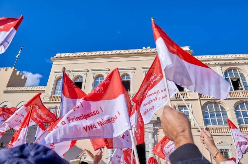 Les festivités lors de la fête nationale monégasque