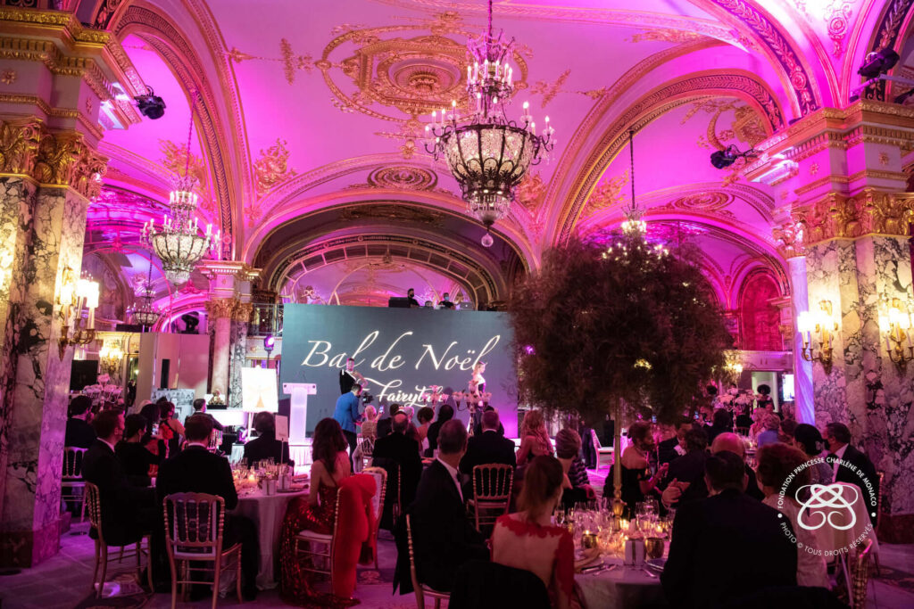 Princess Charlene Foundation Hotel De Paris Welcomes Annual Christmas Ball