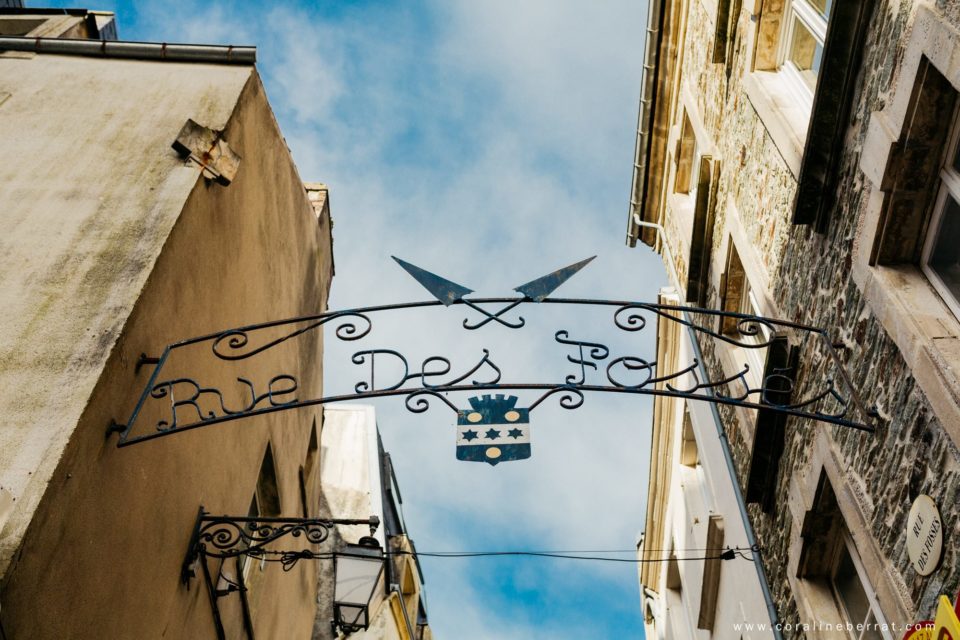 Rue des fossés à Cherbourg