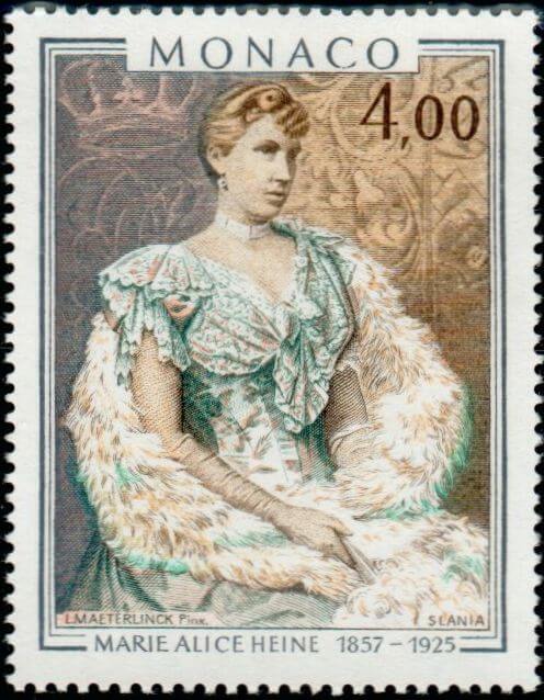 Alice Heine stamp