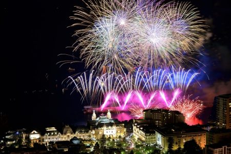 Международный конкурс фейерверков Monaco Art en Ciel
