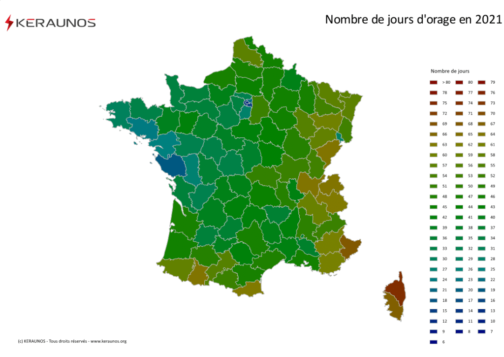 orages en France