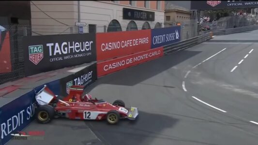 charles leclerc crash grand prix historique