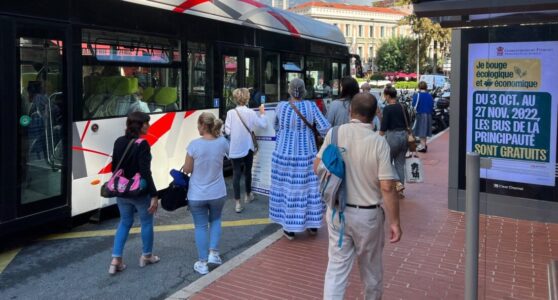 free buses monaco