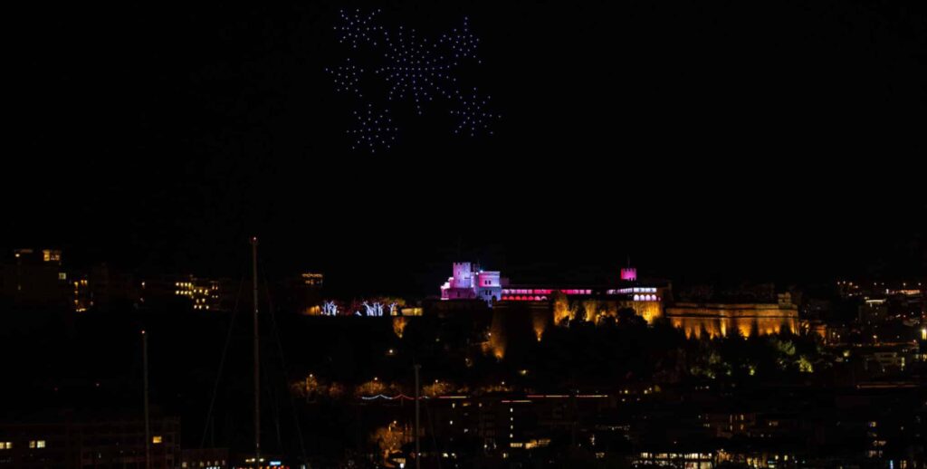 spectacles de drones monaco