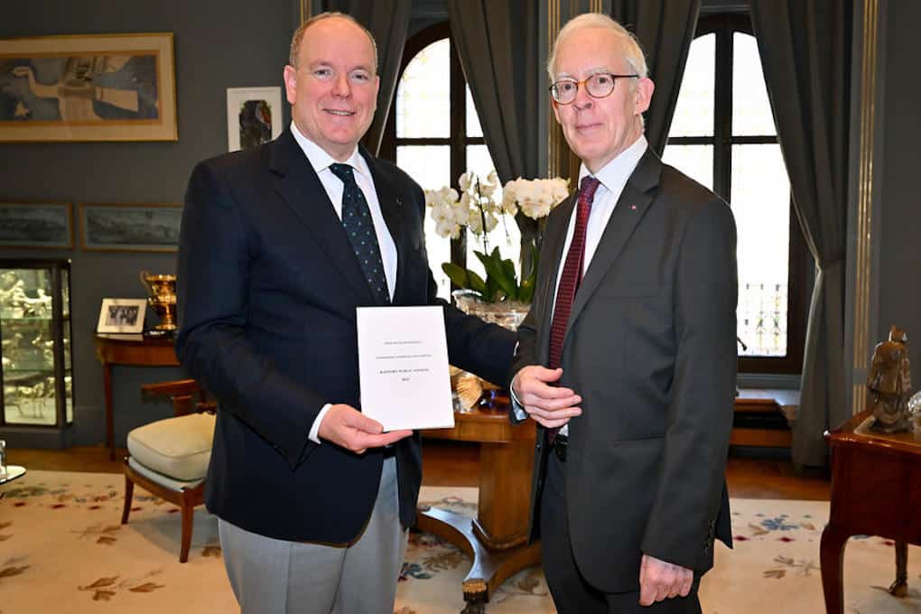 remise rapport public annuel commission superieure comptes prince albert ii