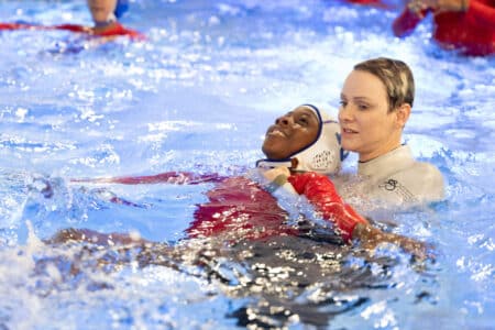 principessa charlene monaco water safety day