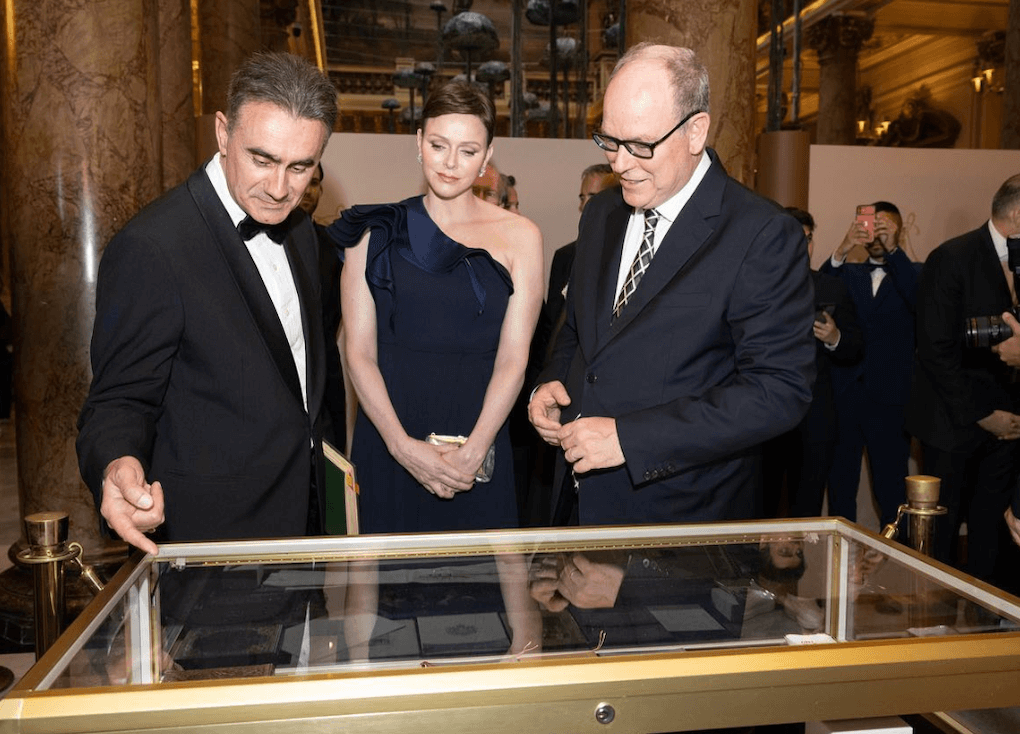 prince albert ii princesse charlene maria callas gala