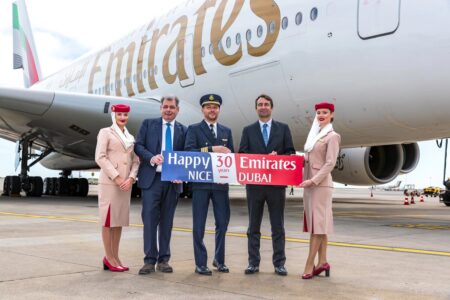 Emirates и аэропорт Ницца-Лазурный берег отмечают 30 лет сотрудничества