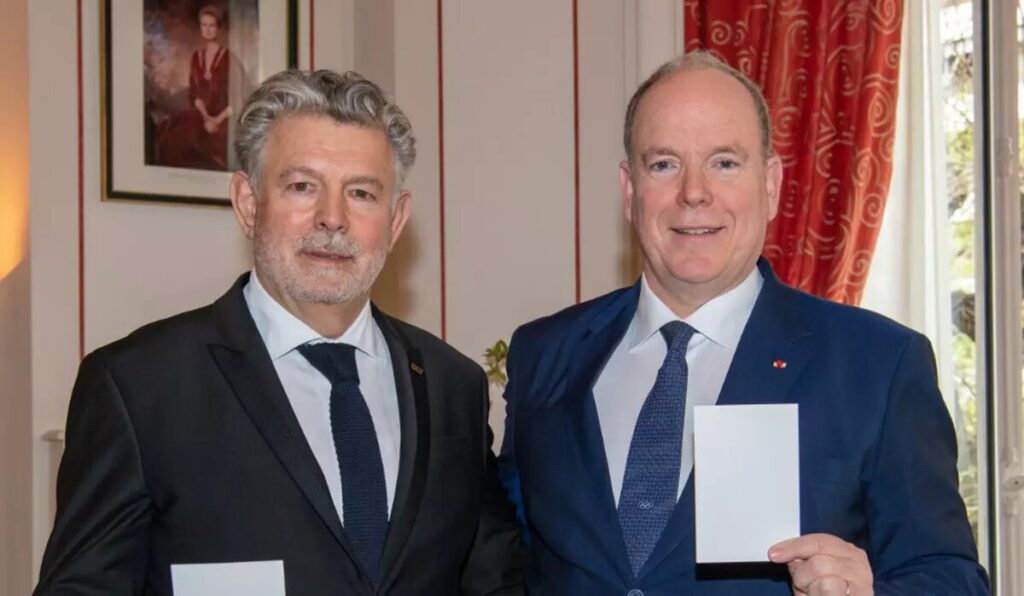 Prince Albert II et Peace and Sport, #WhiteCard