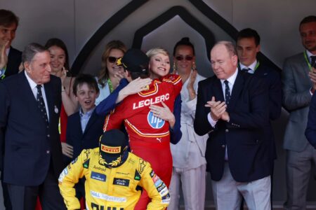 Prince Albert II was moved to tears by Charles Leclerc's win at the 2024 Monaco Grand Prix © Monaco Info - Direction de la Communication / Manuel Vitali / Frédéric Nebinger