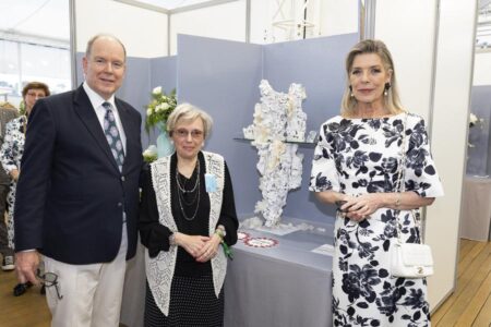 Le Prince Albert II et la Princesse Caroline