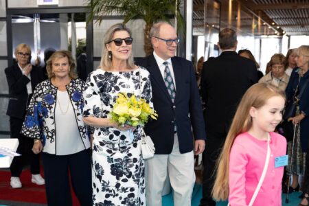 Le Prince Albert II et la Princesse Caroline récompensent le 55e Concours International de Bouquets