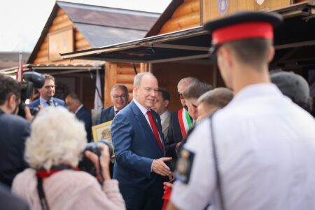 Prince Albert II aat the 5th Grimaldi Historic Sites gathering