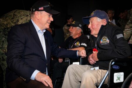 prince-albert-II-80-anniversary-Normandy-landings