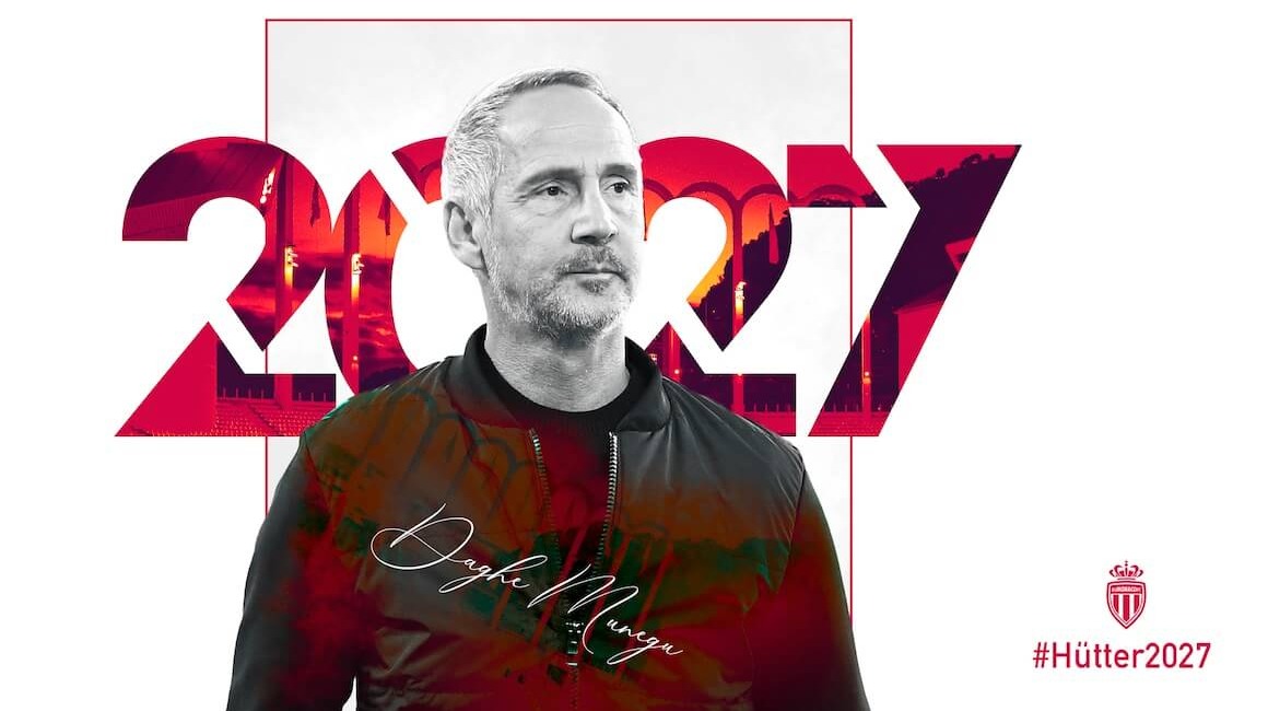 Adi Hütter, two more years at helm of AS Monaco