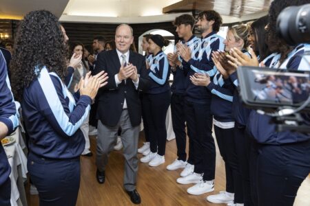 Le Prince Albert II était présent aux côtés de la délégation monégasque en Andorre qui a rapporté 44 médailles © © Direction de la Communication / Manuel Vitali