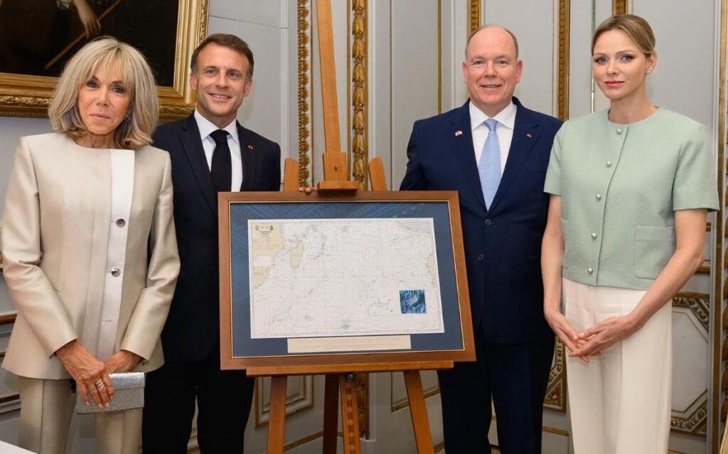 Visite d'Etat du Président de la République Française Emmanuel Macron et la première dame Brigitte Macron le 7 juin 2025 © palais princier
