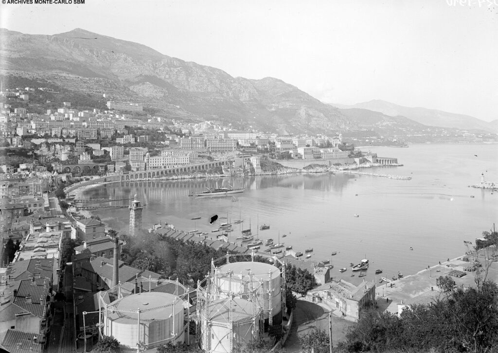 Vue du port en 1910 © Archives Monte-Carlo SBM