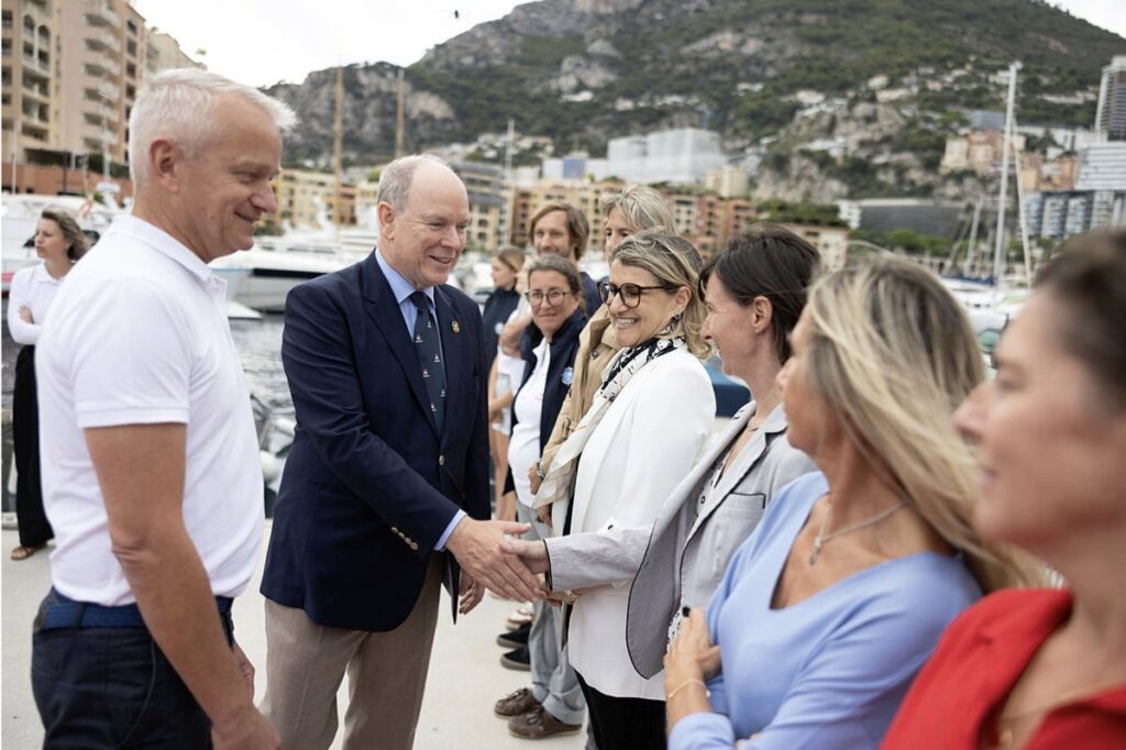 Prince Albert II boarded the MODX 70 © Frédéric Nebinger - Prince's Palace © Frédéric Nebinger - Prince's Palace 