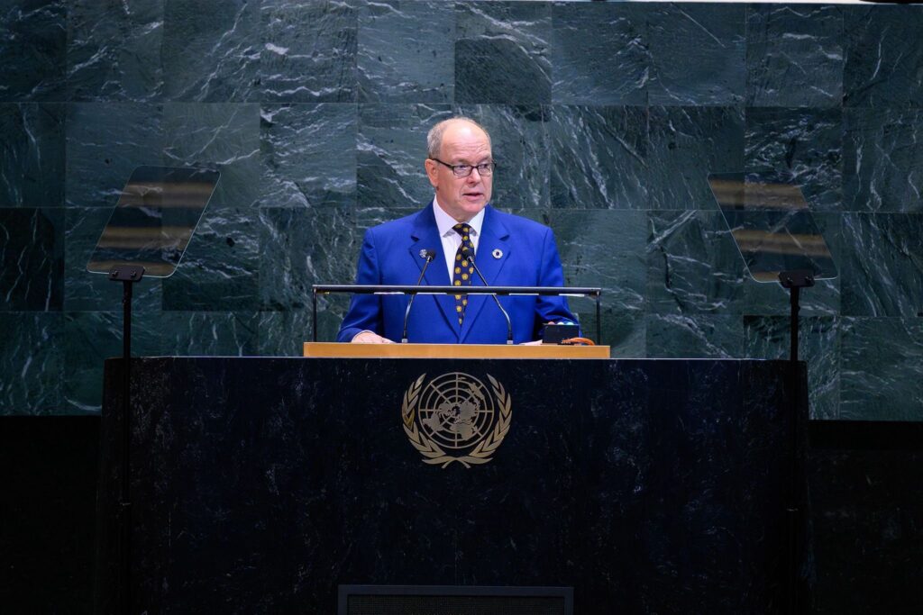 le Prince à la 80e session de l’Assemblée générale des Nations Unies