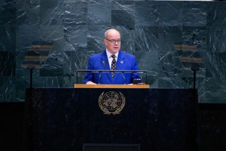 le Prince à la 80e session de l’Assemblée générale des Nations Unies
