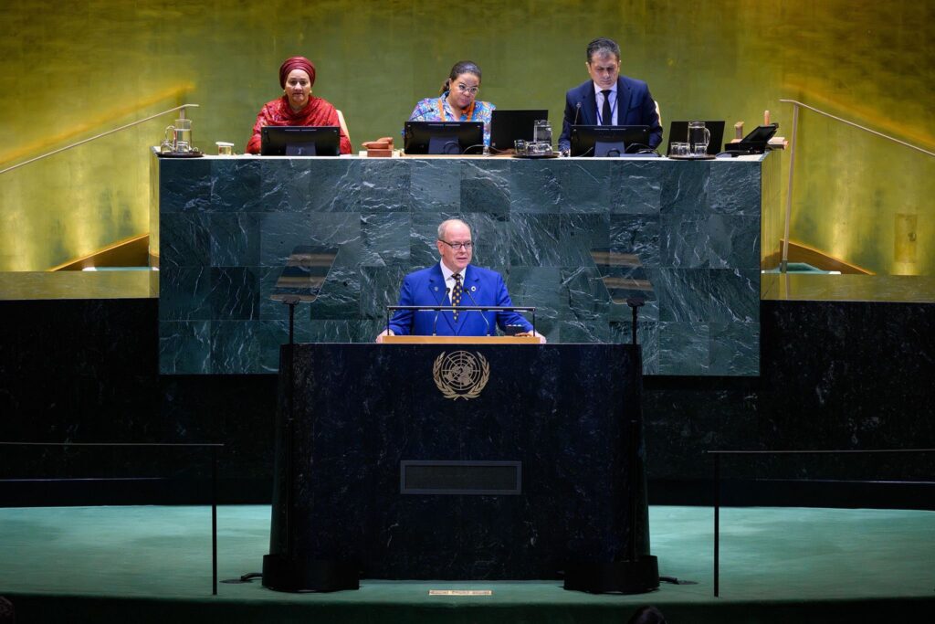 le Prince à la 80e session de l’Assemblée générale des Nations Unies
