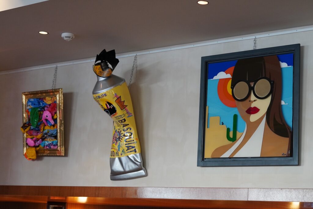 The artist RICE's creations are on show at the Quai des Artistes © Stéphane Renaux 