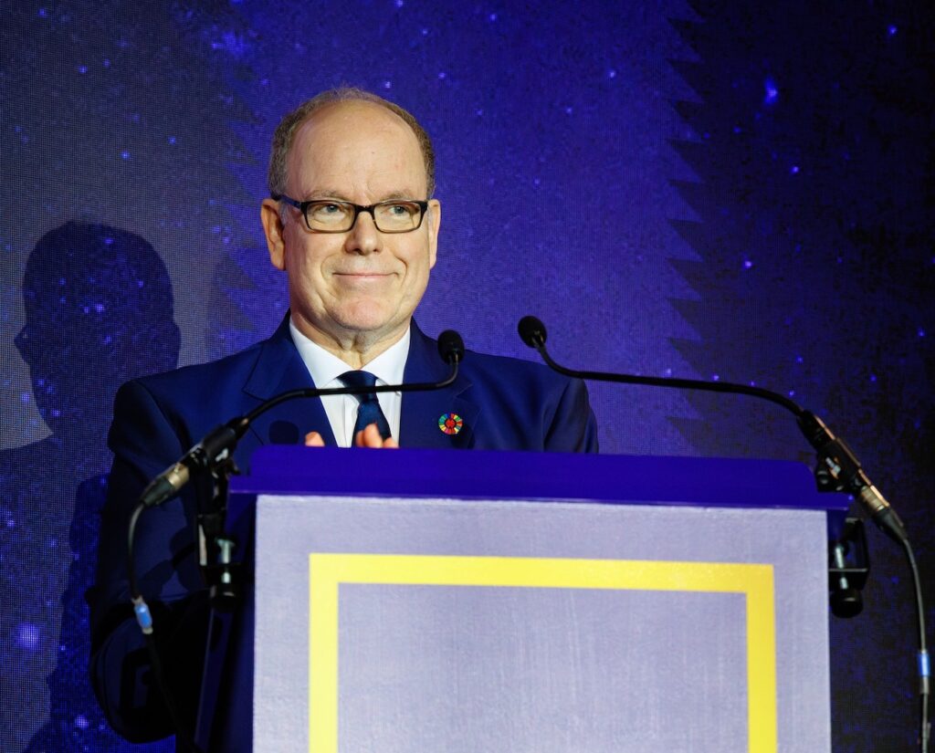 The Prince Albert II of Monaco Foundation celebrated the 18th edition of the Awards for Planetary Health on Friday © Michael Alesi / Prince's Palace
