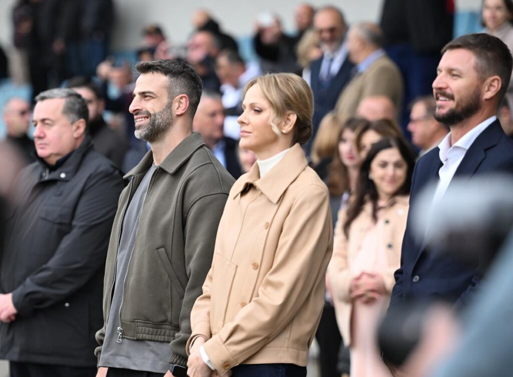 La Princesse Charlène en Géorgie