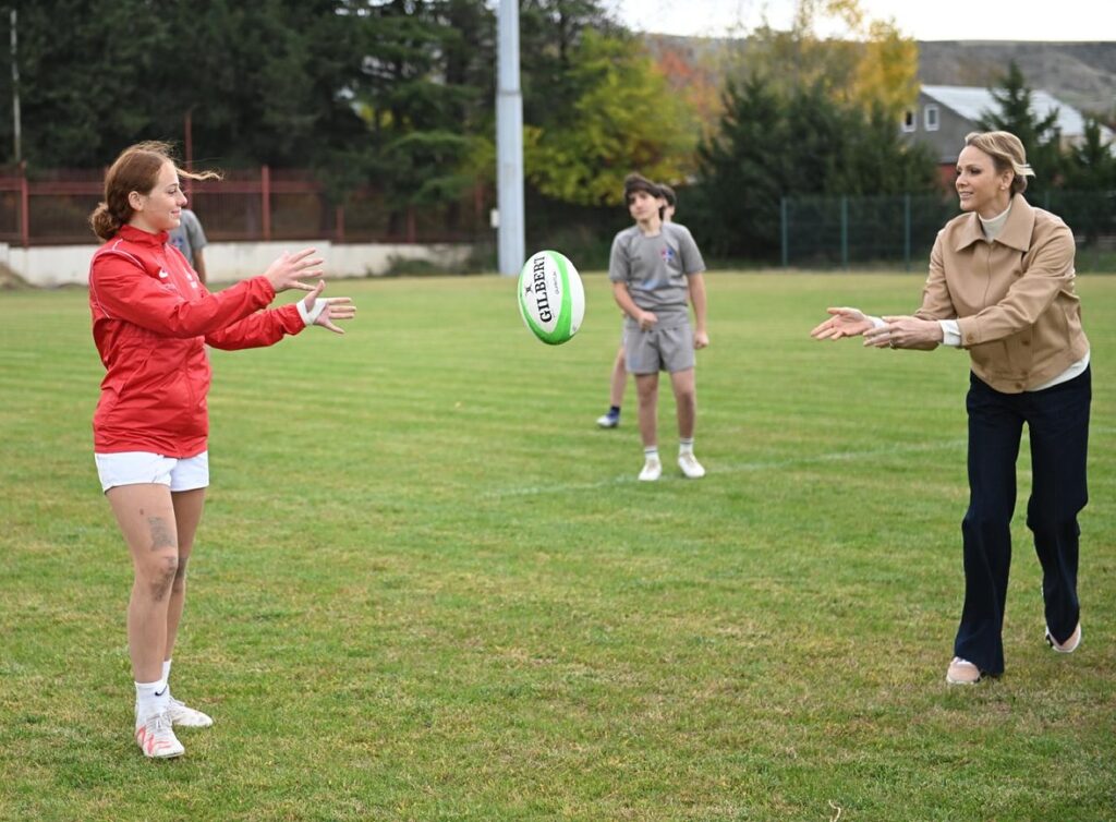 La Princesse Charlène en Géorgie