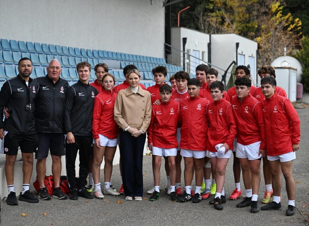 La Princesse Charlène en Géorgie