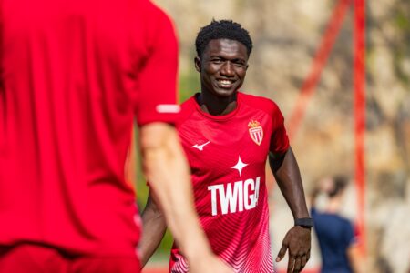 Lamine Camara sera présent au Kids Tour au Stade Louis II ce samedi 1er novembre © AS Monaco