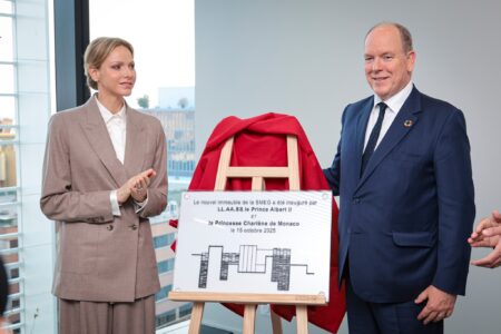 Le Prince Albert II et la Princesse Charlène SMEG