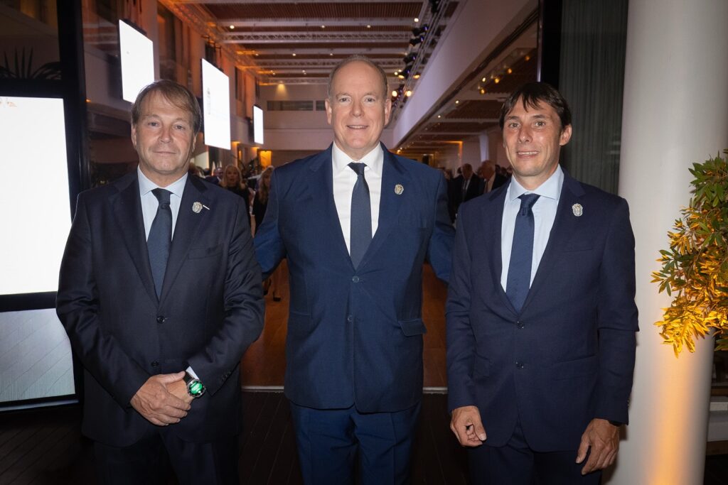 Fulvio Gazzola, maire de Dolceacqua (à gauche) et Cyril Piazza, à la tête de l’Association des Sites Historiques Grimaldi (à droite) © Frédéric Nebinger / Palais Princier
