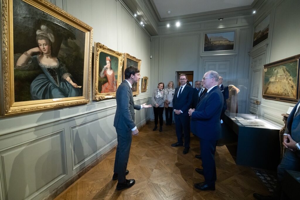 The exhibition "From Monaco to Chantilly. A princess in search of freedom" was created in collaboration with Thomas Fouilleron, head of the Palace archives © Frédéric Nebinger / Prince's Palace