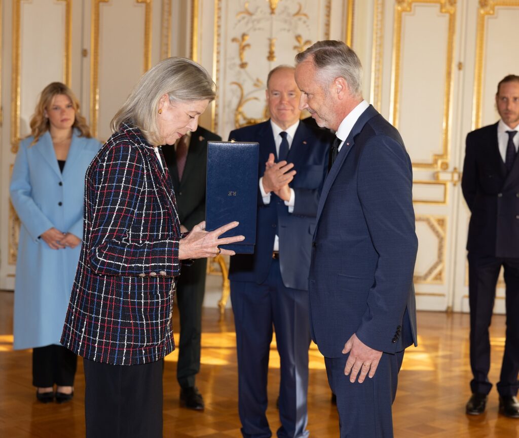 La Princesse Caroline élevée à la dignité de Grand-Croix de l'Ordre national du Mérite © Frédéric Nebinger - Palais Princier