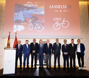 Le Prince Albert II à la présentation du parcours de la Vuelta © Stéphane Renaux – Monaco Tribune