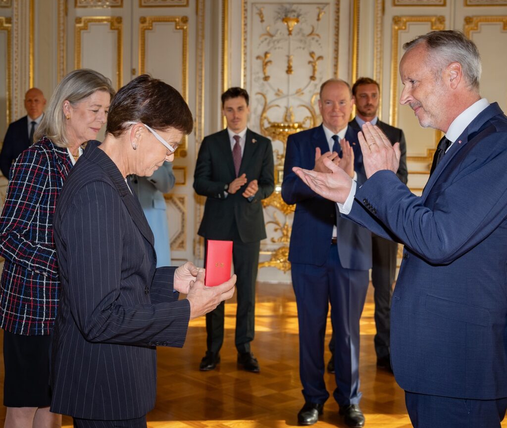 La Princesse Stéphanie a reçu le grade d'Officier de l'Ordre national de la Légion d'Honneur © Frederic Nebinger - Palais Princier