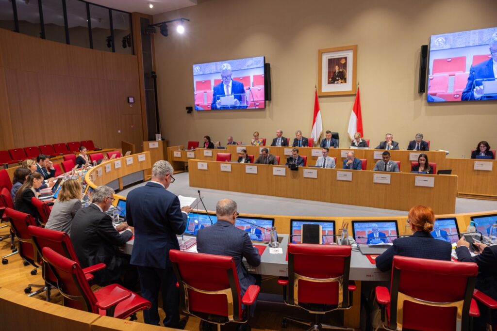 Les séances publiques sont visionnables sur la chaîne YouTube © Conseil National