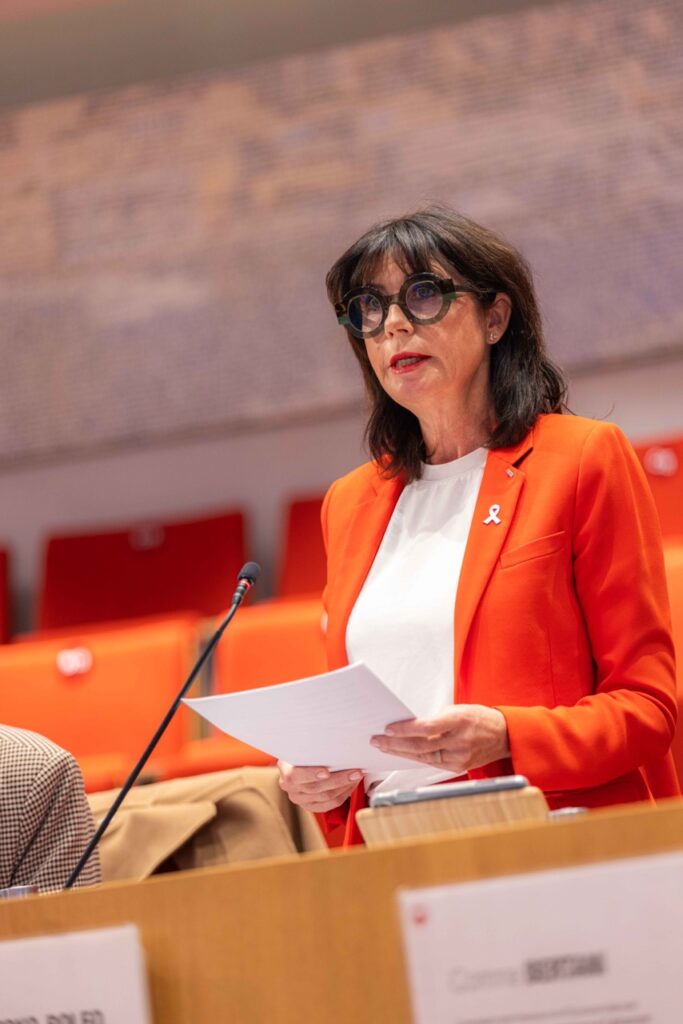 Béatrice Fresko-Rolfo, présidente de la Comission des Droits des Femmes, de la Famille et de l'Égalité © Conseil National 