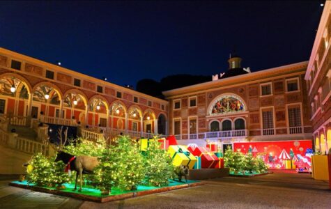 Drone Déco de Noel Cour d'Honneur